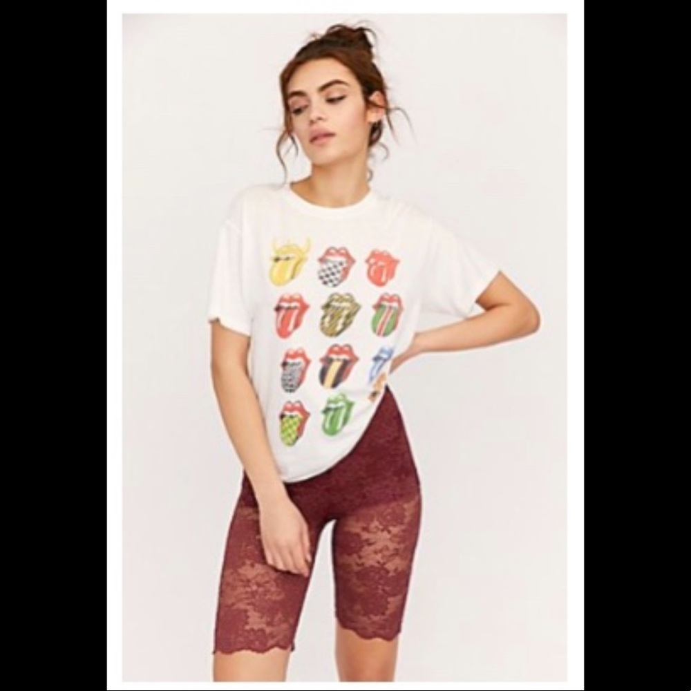 NWT Free People Bianca Lace Biker Short